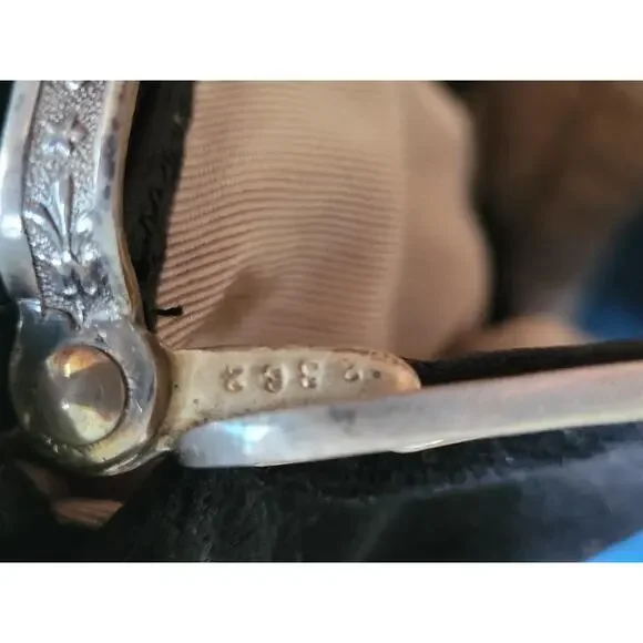 Bag Victorian with Cherubs Gorham Sterling Whimsy Old Money Boho Chic Wedding - Picture 5 of 7